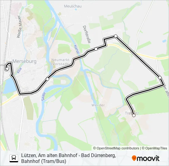 Автобус 742: карта маршрута