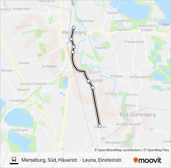 Автобус 744: карта маршрута