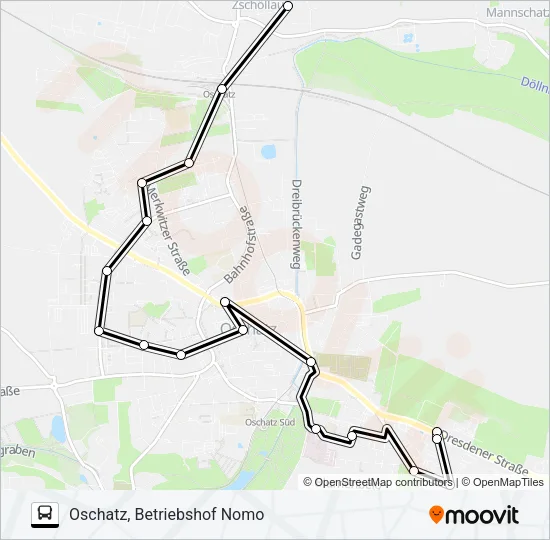 A Bus Line Map