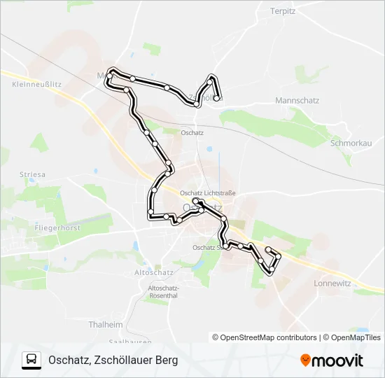 A Bus Line Map