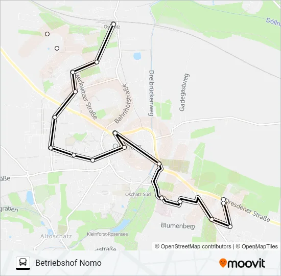 A Bus Line Map