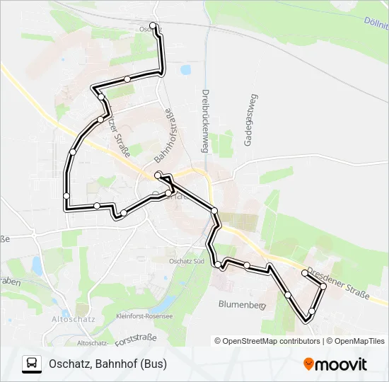 A Bus Line Map