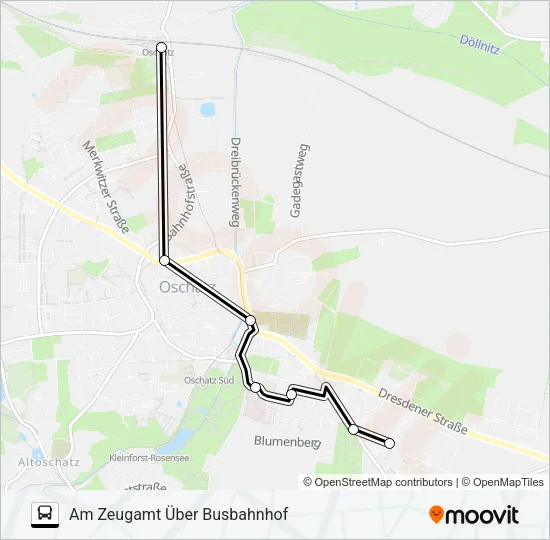 A Bus Line Map