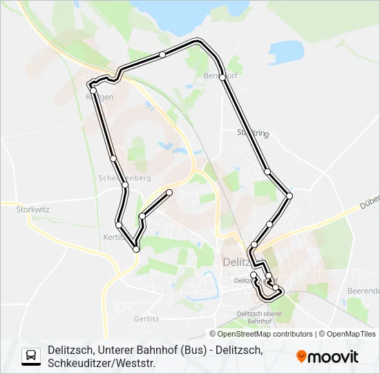 C Bus Line Map