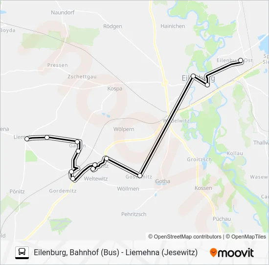 Автобус 195: карта маршрута