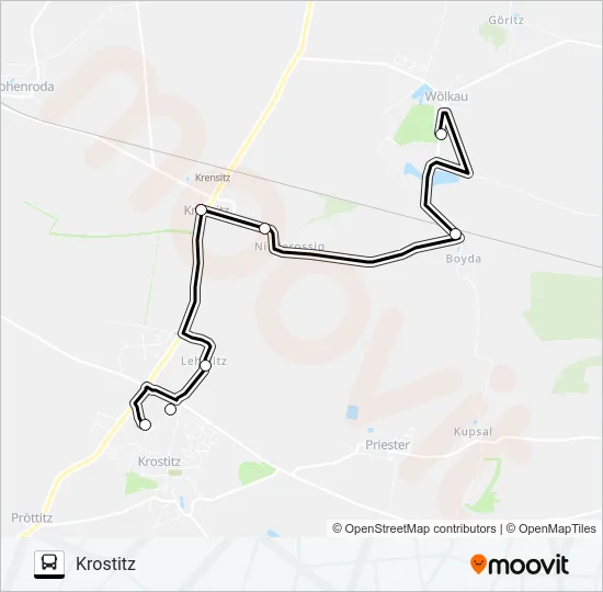 213 Bus Line Map
