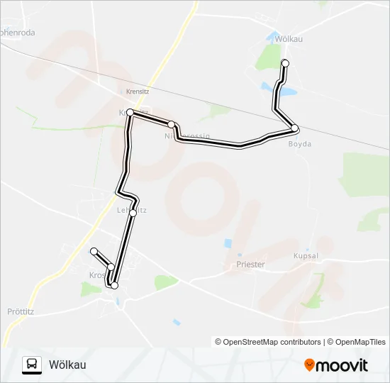 213 Bus Line Map