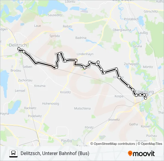 214 Bus Line Map