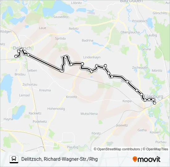 214 Bus Line Map