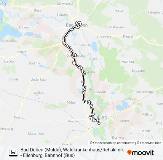 233 Bus Line Map