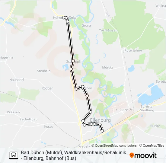 233 Bus Line Map