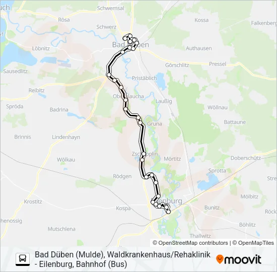 233 Bus Line Map