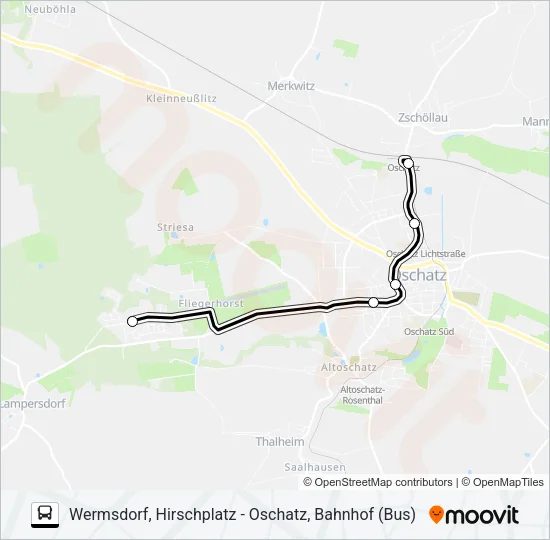 Автобус 801: карта маршрута