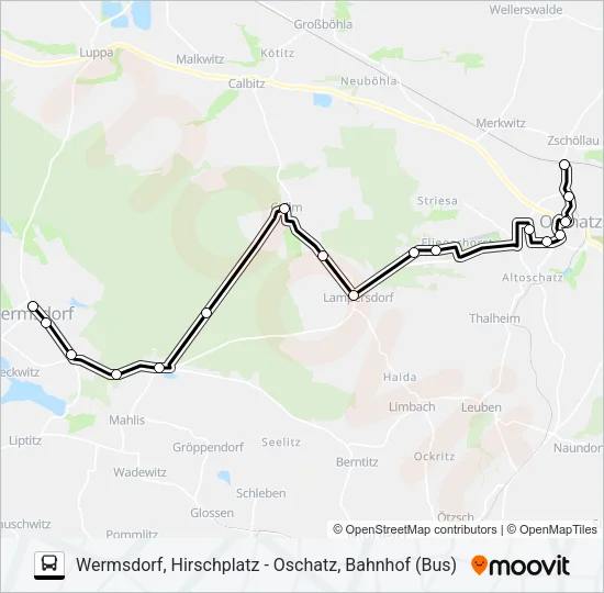 Автобус 801: карта маршрута