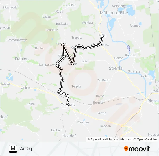 802 Bus Line Map