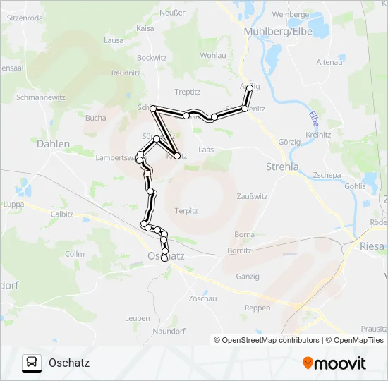 802 Bus Line Map