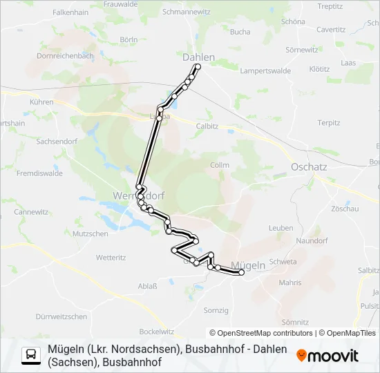 816 Bus Line Map