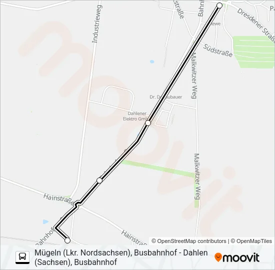 816 Bus Line Map