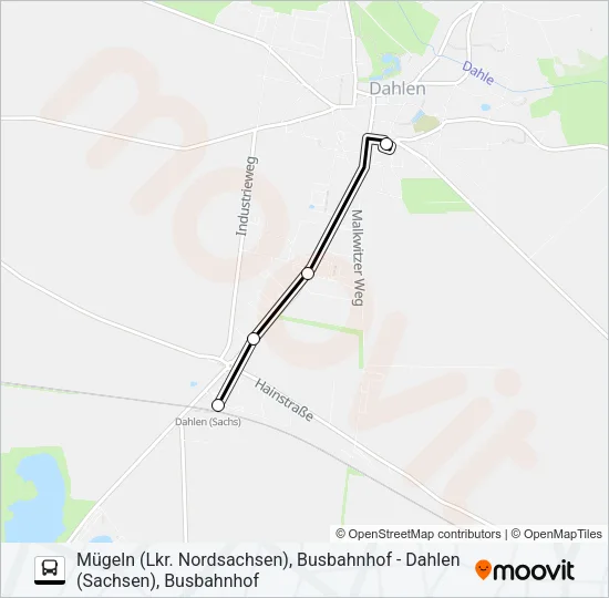 816 Bus Line Map