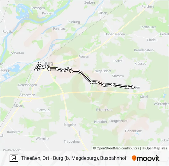 Автобус 703: карта маршрута