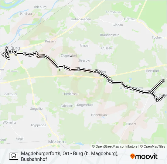 Автобус 703: карта маршрута
