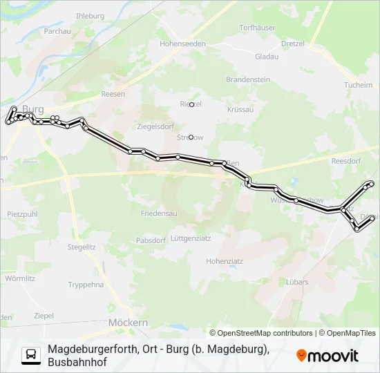 Автобус 703: карта маршрута