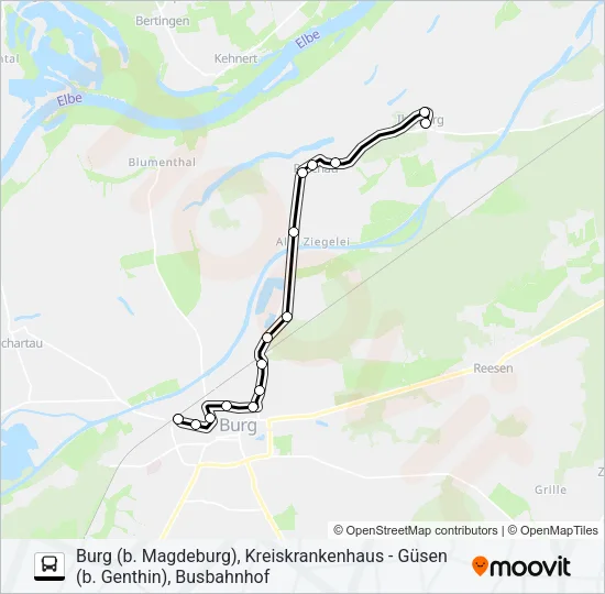 Автобус 706: карта маршрута