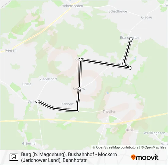 Автобус 711: карта маршрута