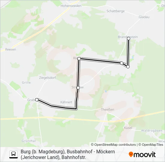 Автобус 711: карта маршрута