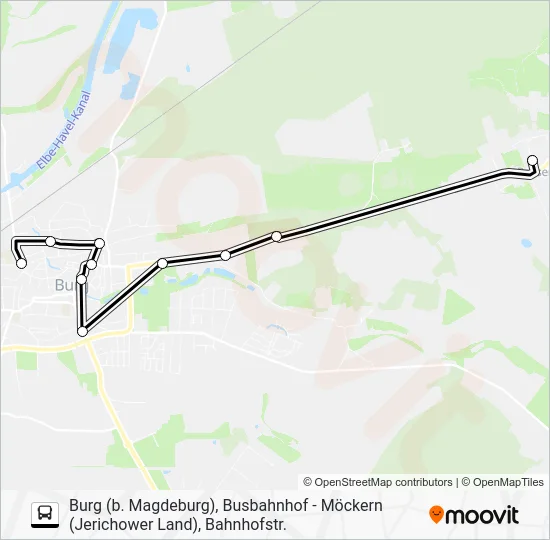 Автобус 711: карта маршрута