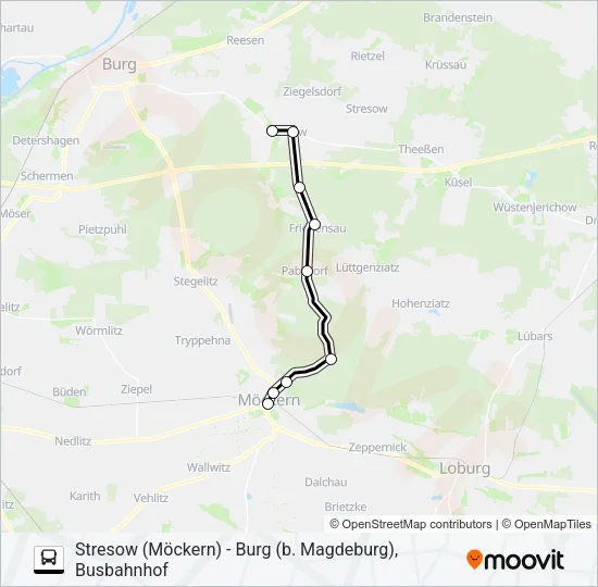 Автобус 711: карта маршрута
