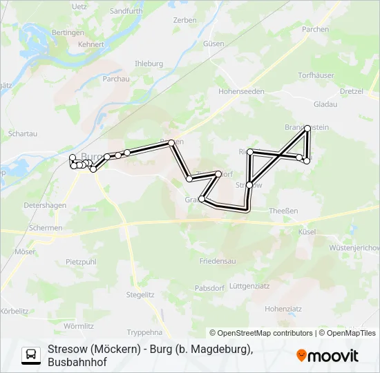 711 Bus Line Map