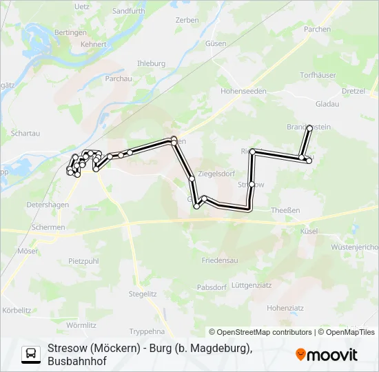 711 Bus Line Map