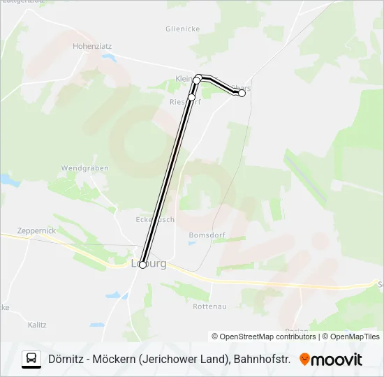 719 Bus Line Map