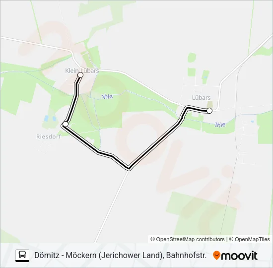 719 Bus Line Map
