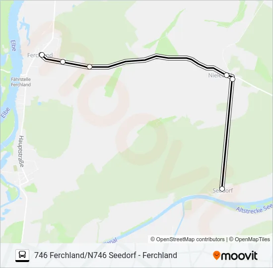 746 Bus Line Map