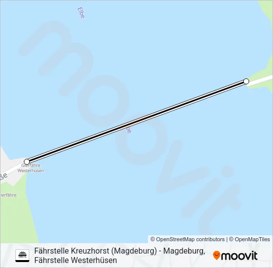 FÄHRE Ferry Line Map