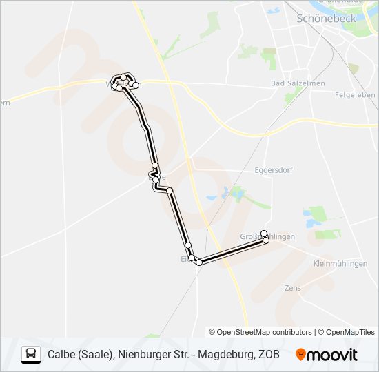 134 Route: Schedules, Stops & Maps - Gr. Mühlingen (Updated)