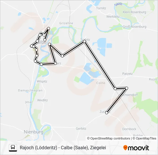 Автобус 136: карта маршрута