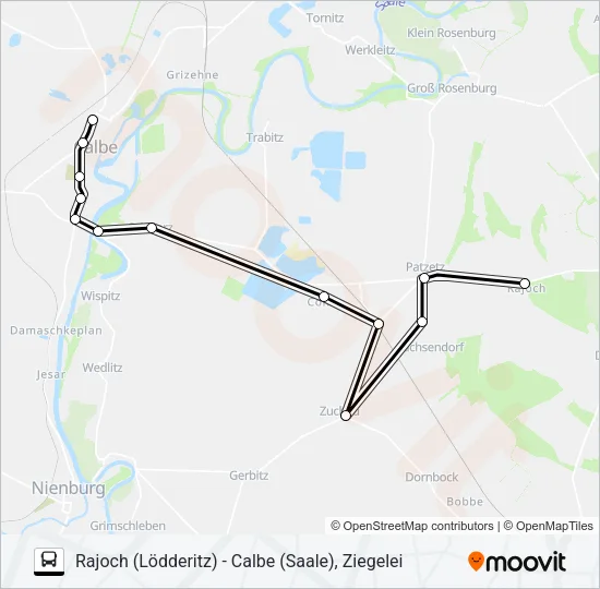 Автобус 136: карта маршрута