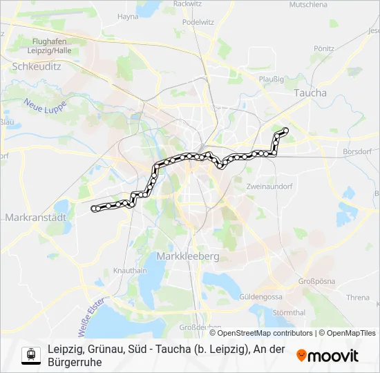Трамвай 3: карта маршрута