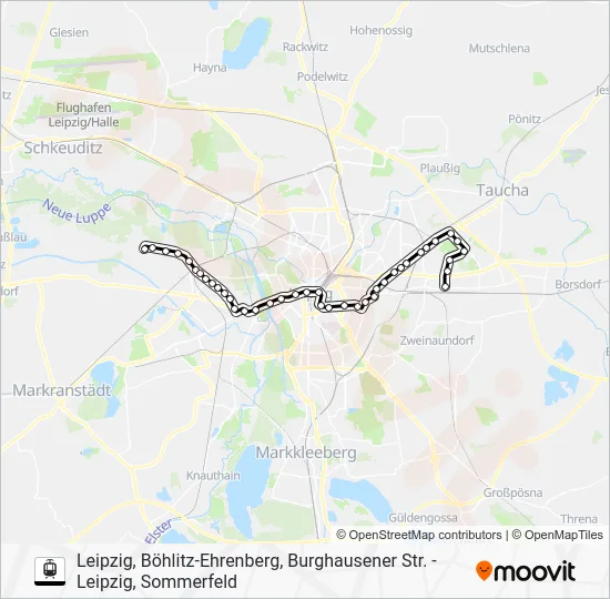 Трамвай 7: карта маршрута