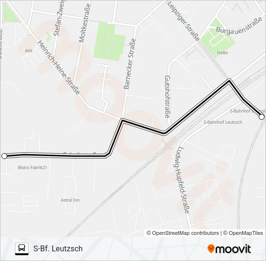 Автобус E: карта маршрута