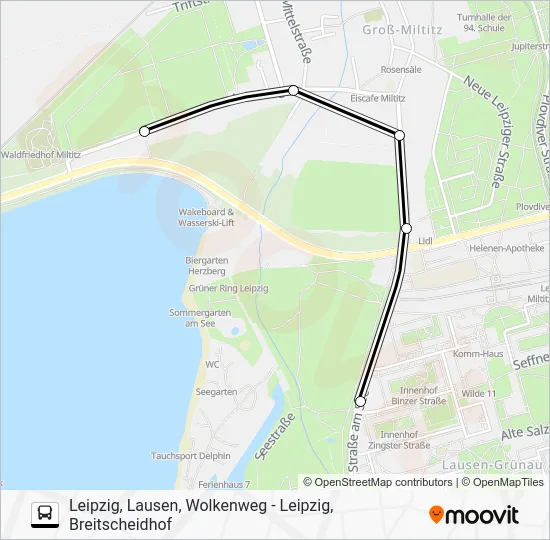 Автобус 62: карта маршрута