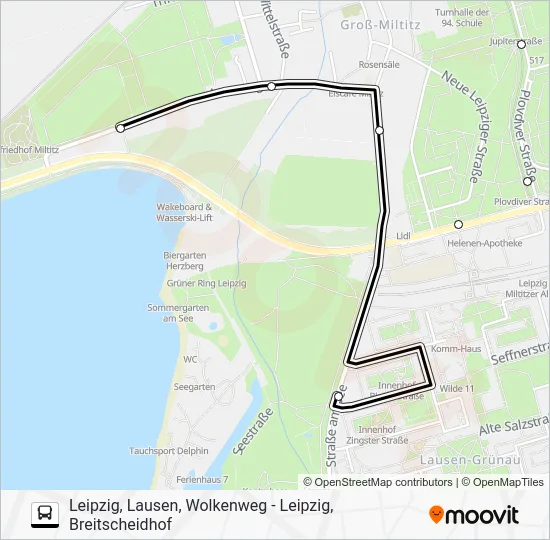 Автобус 62: карта маршрута