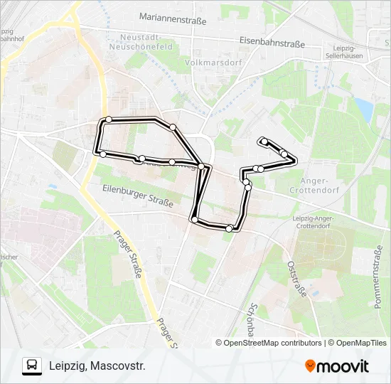 Автобус 71: карта маршрута