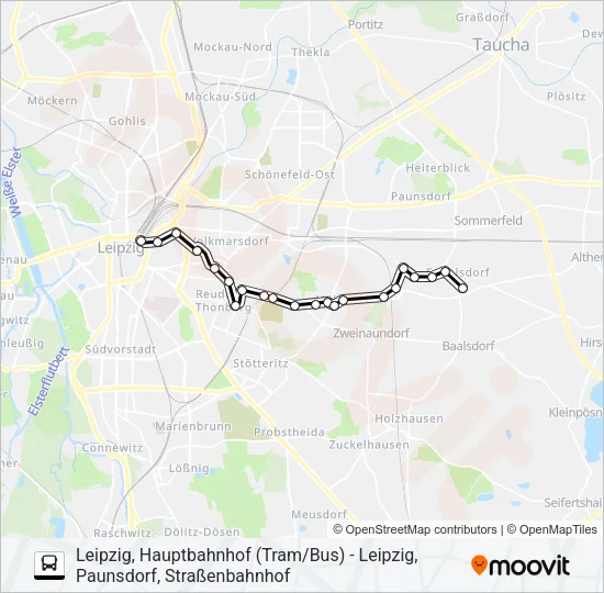 Автобус 72: карта маршрута