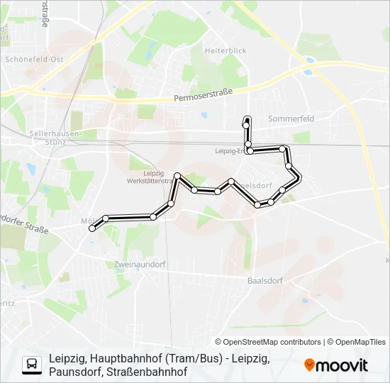 Автобус 72: карта маршрута