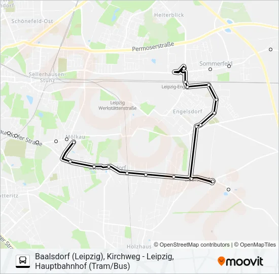 Автобус 73: карта маршрута