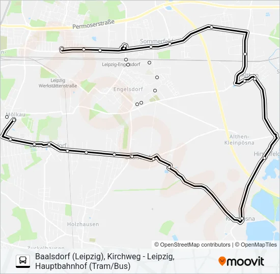 Автобус 73: карта маршрута